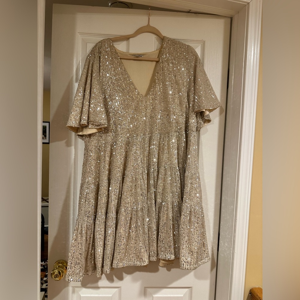 Fashion nova sequin dress worn once